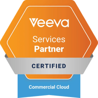 Veeva Services Partner Certified Commercial Cloud Badge 2024