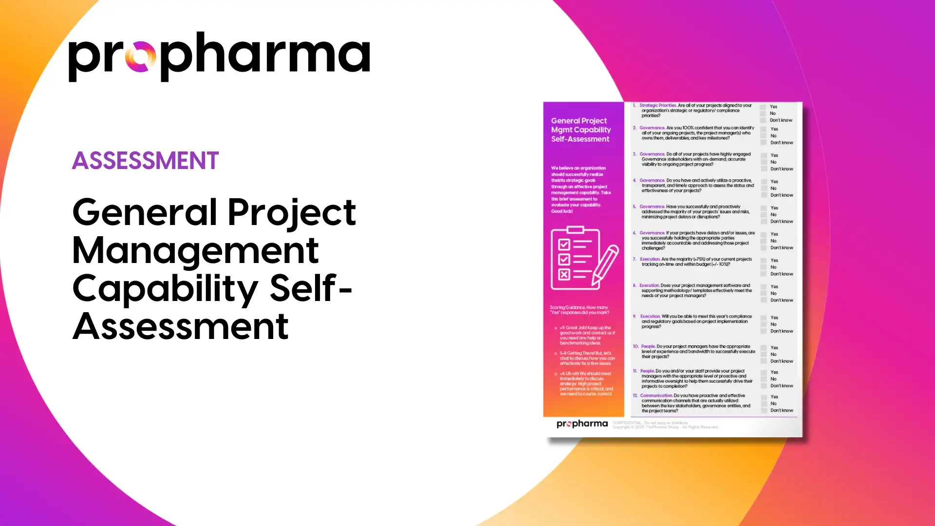 General Project Management Capability Self-Assessment